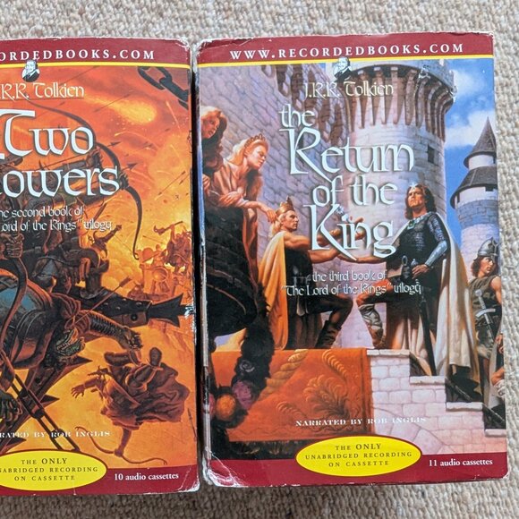 2nd & 3rd Lord Of The Rings Cassette AudioBook - Two Towers & Return of the King - Picture 4 of 6